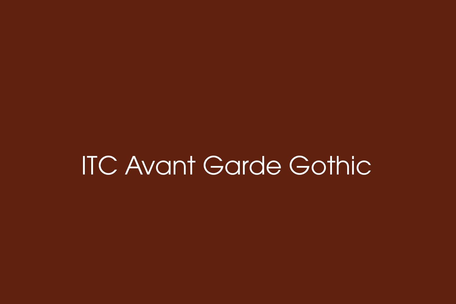 itc avant garde std med font free download